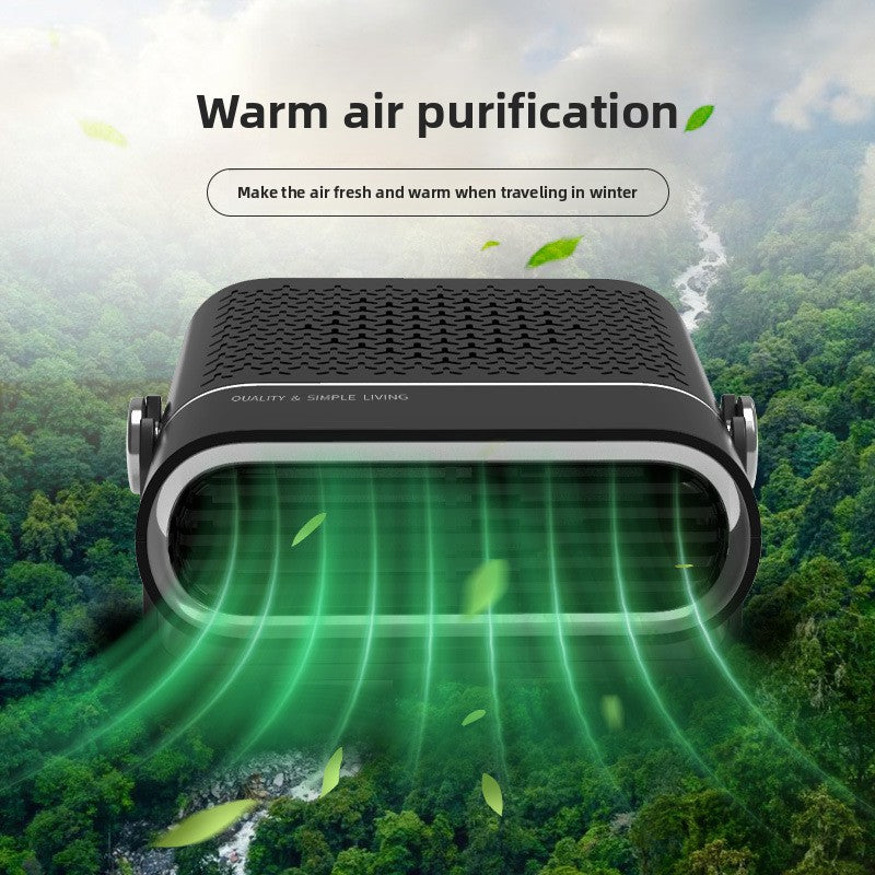 Stay Warm and Clear: 12V 120W Portable Car Heater with 360� Rotation for Fast Heating and Defogging